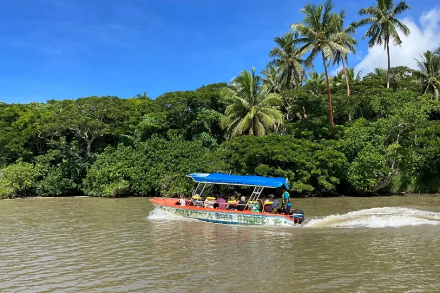 Sigatoka River Cruise Tour & Biausevu Waterfall Tour