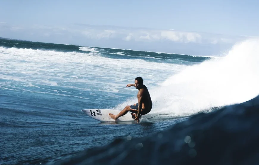 Surfing in Fiji