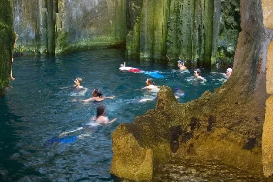 Fiji Blue Cave Swimming Experience at Sawa-i-Lau Caves