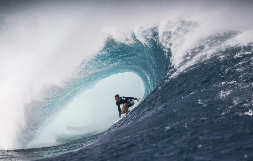 Surfing in Fiji