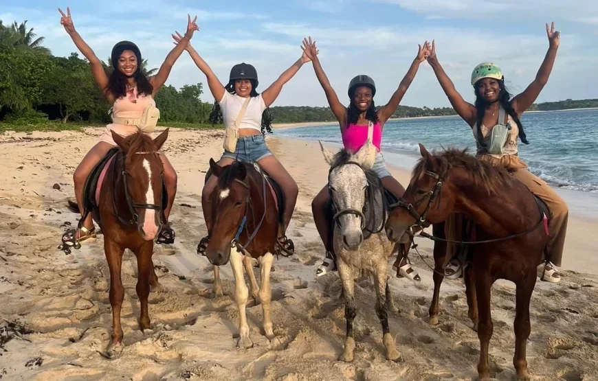 Natadola Beach Horse Riding Fiji – Drone Photography Included