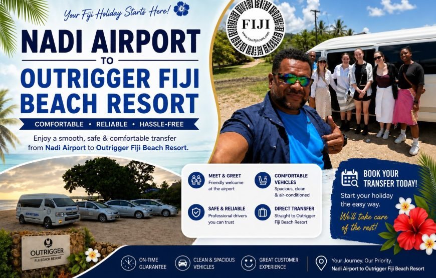 Nadi Airport to Outrigger Fiji Beach Resort Transfers
