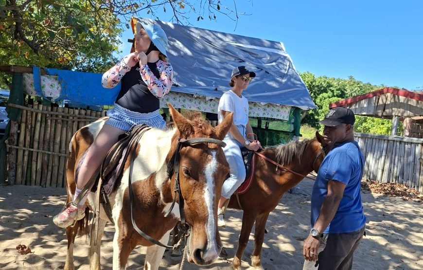 Natadola Beach Horse Riding Fiji – Drone Photography Included